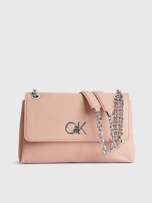 Calvin Klein USA Recycled Convertible Shoulder Womens Bag Pink 5637102-EL